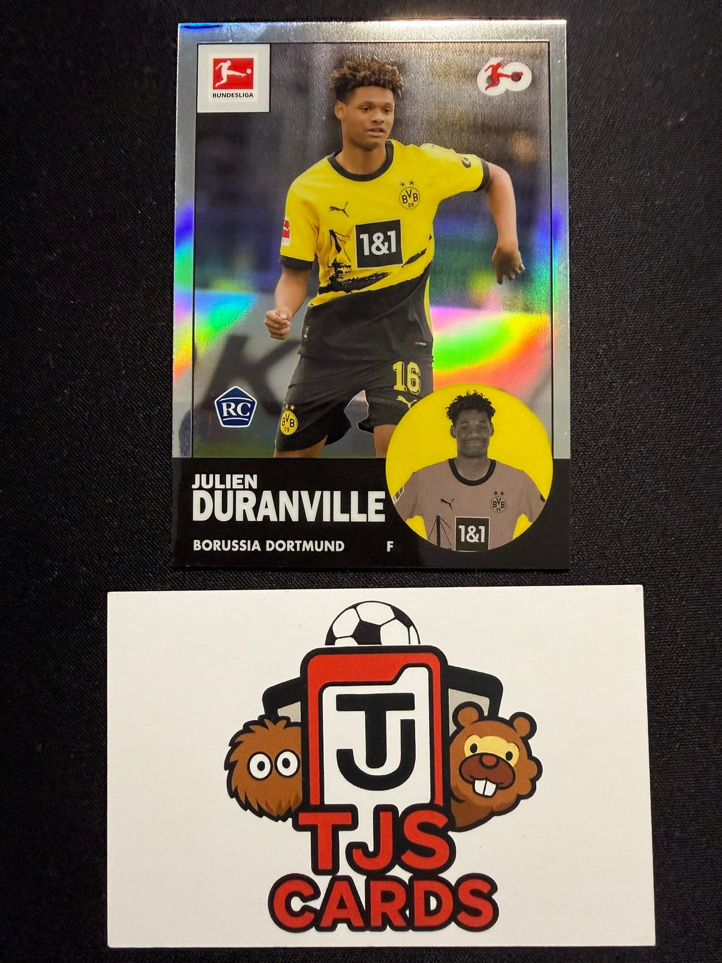 Julien Duranville - Rookie 1963 TOPPS - TOPPS Bundesliga Chrome 2023/24