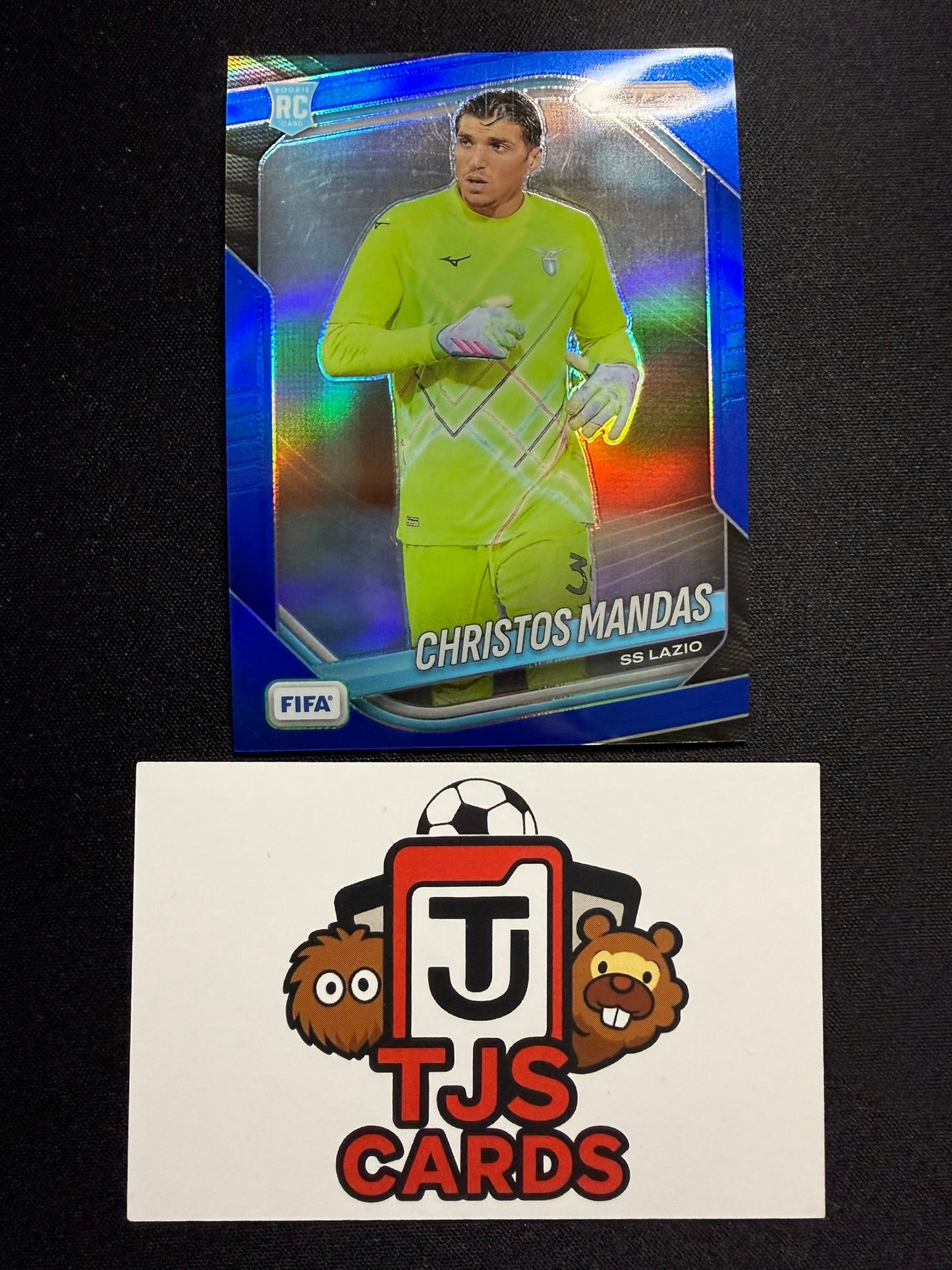 Christos Mandas - Rookie Blue /199 - Panini Prizm FIFA 2025/26