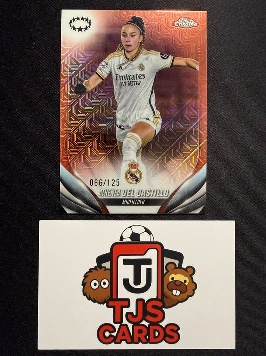 Athenea Del Castillo - Rose Gold Mojo /125 - TOPPS Chrome UWCL 2023/24