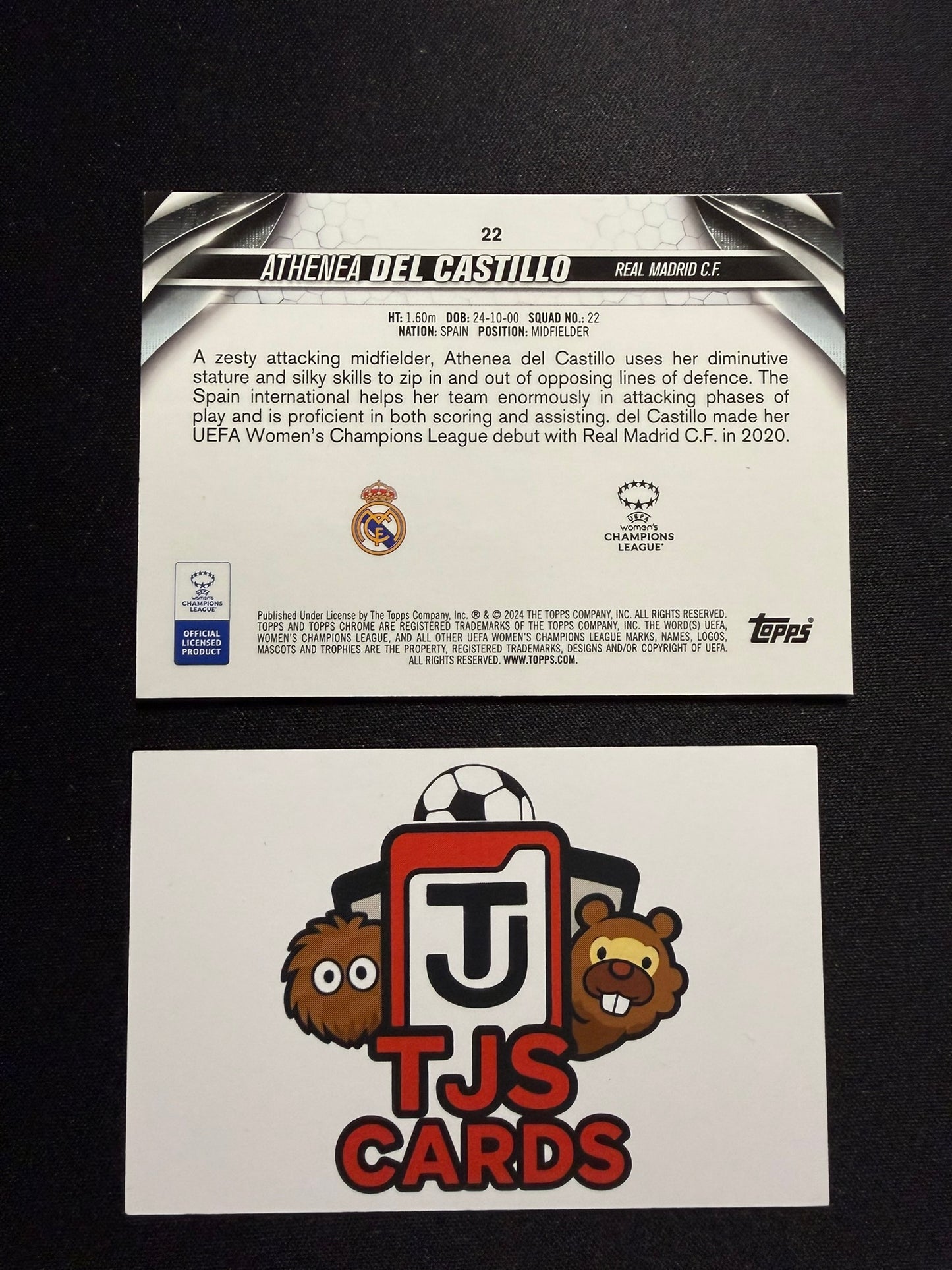 Athenea Del Castillo - Rose Gold Mojo /125 - TOPPS Chrome UWCL 2023/24