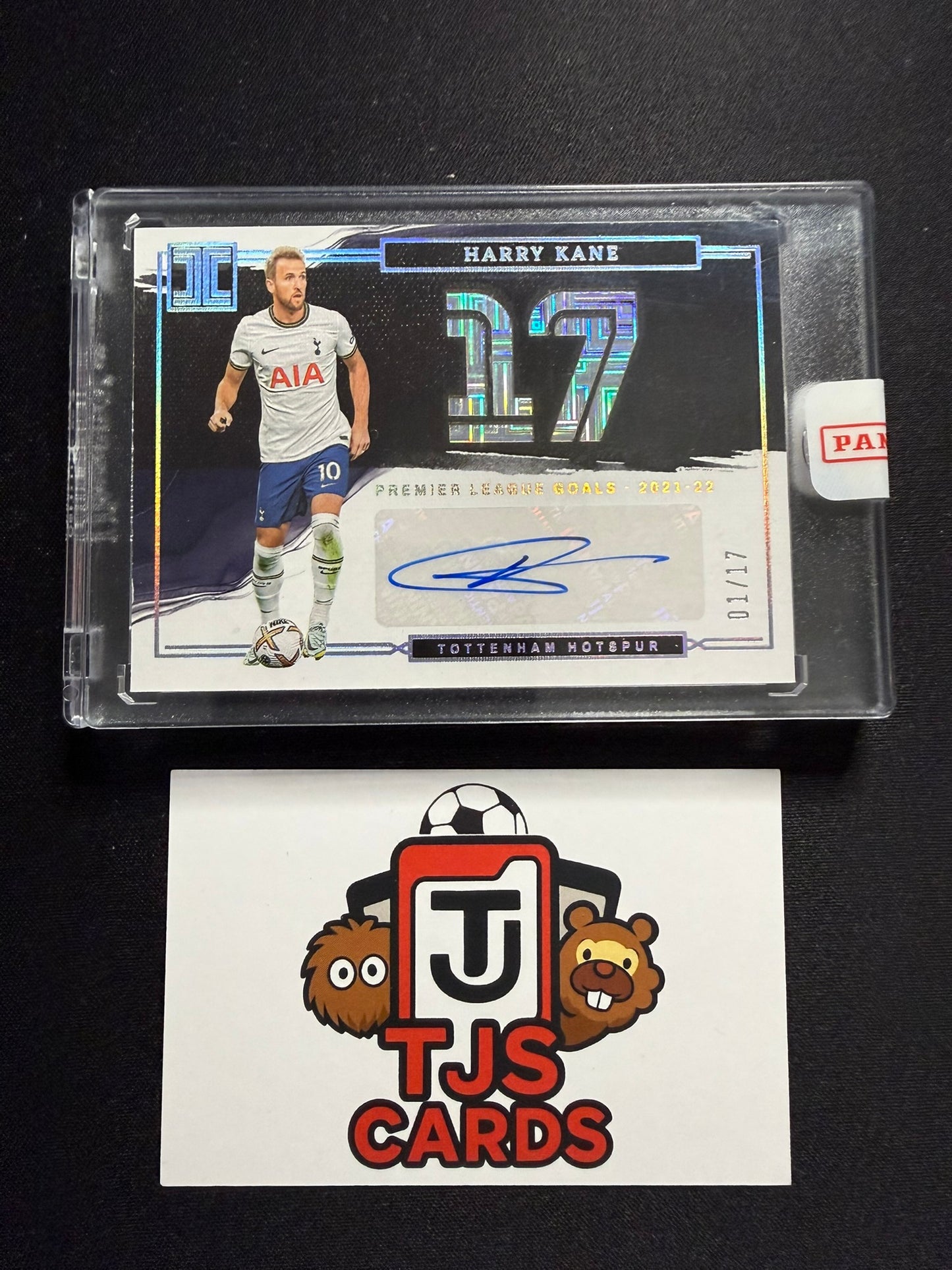 Harry Kane - Stats Auto /17 - Panini Impeccable Premier League 2022/23