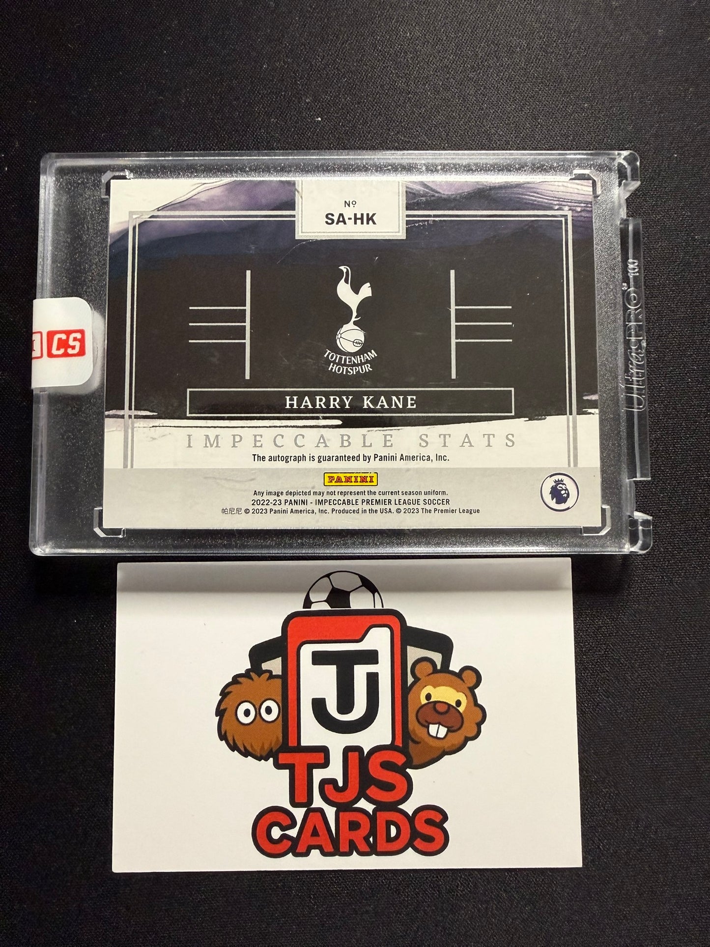 Harry Kane - Stats Auto /17 - Panini Impeccable Premier League 2022/23