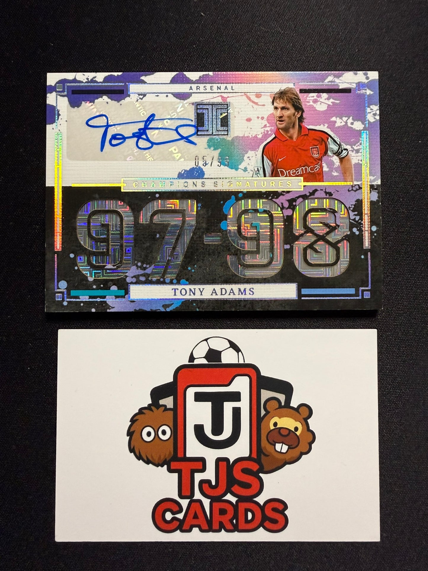 Tony Adams - Champions Signatures Auto /99 - Panini Impeccable Premier League 2024/25