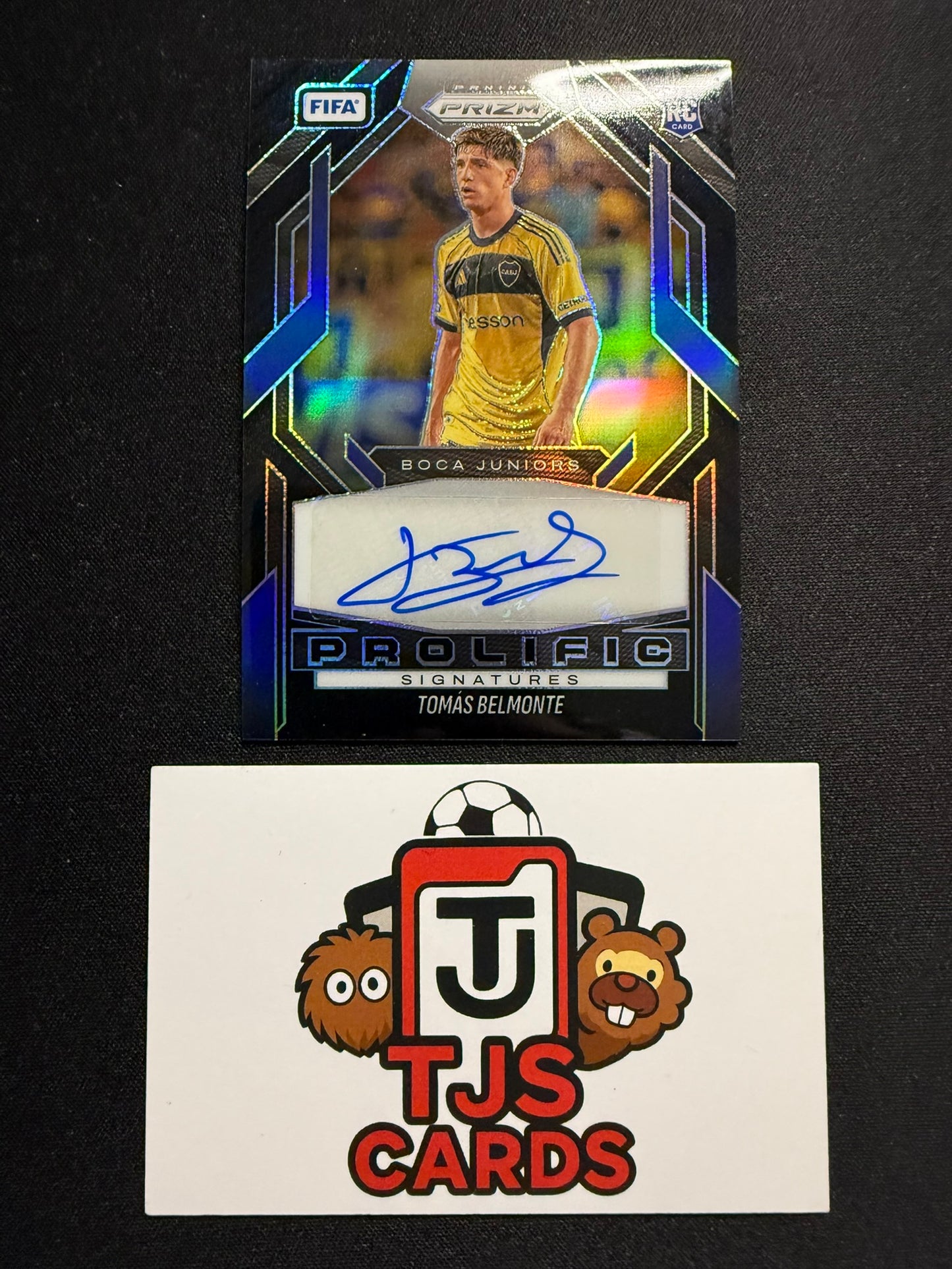 Tomas Belmonte - Rookie Black Auto 1/1 - Panini Prizm FIFA 2025/26