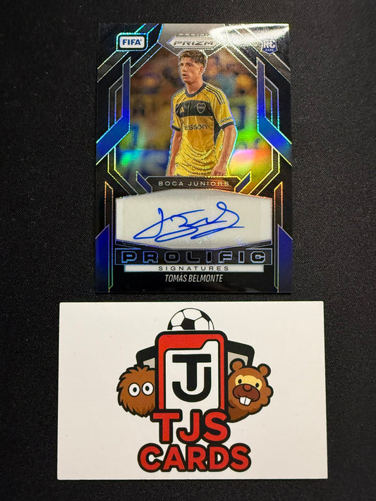 Tomas Belmonte - Rookie Black Auto 1/1 - Panini Prizm FIFA 2025/26