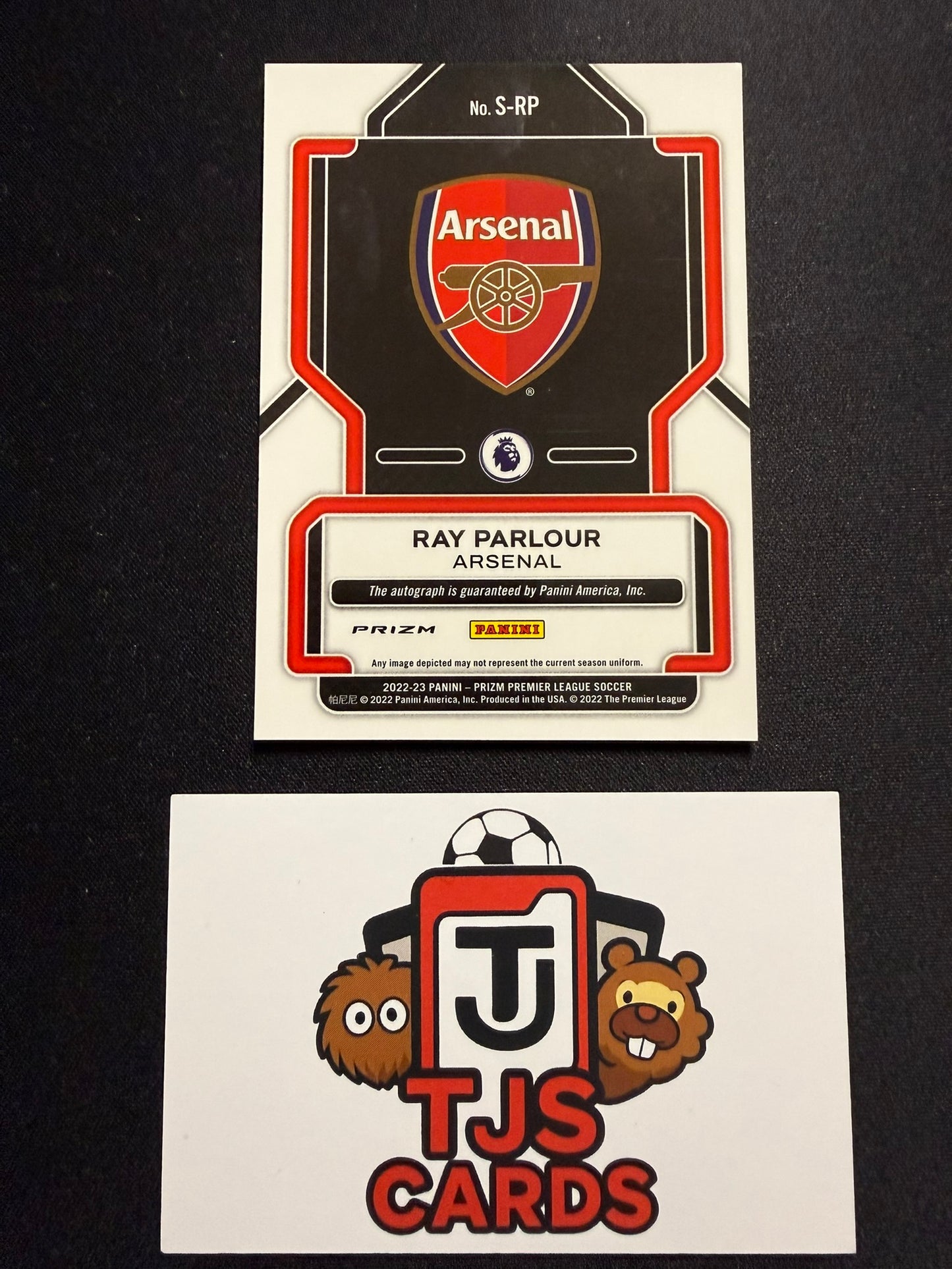 Ray Parlour - Disco Breakaway Auto - Panini Prizm Premier League 2022/23