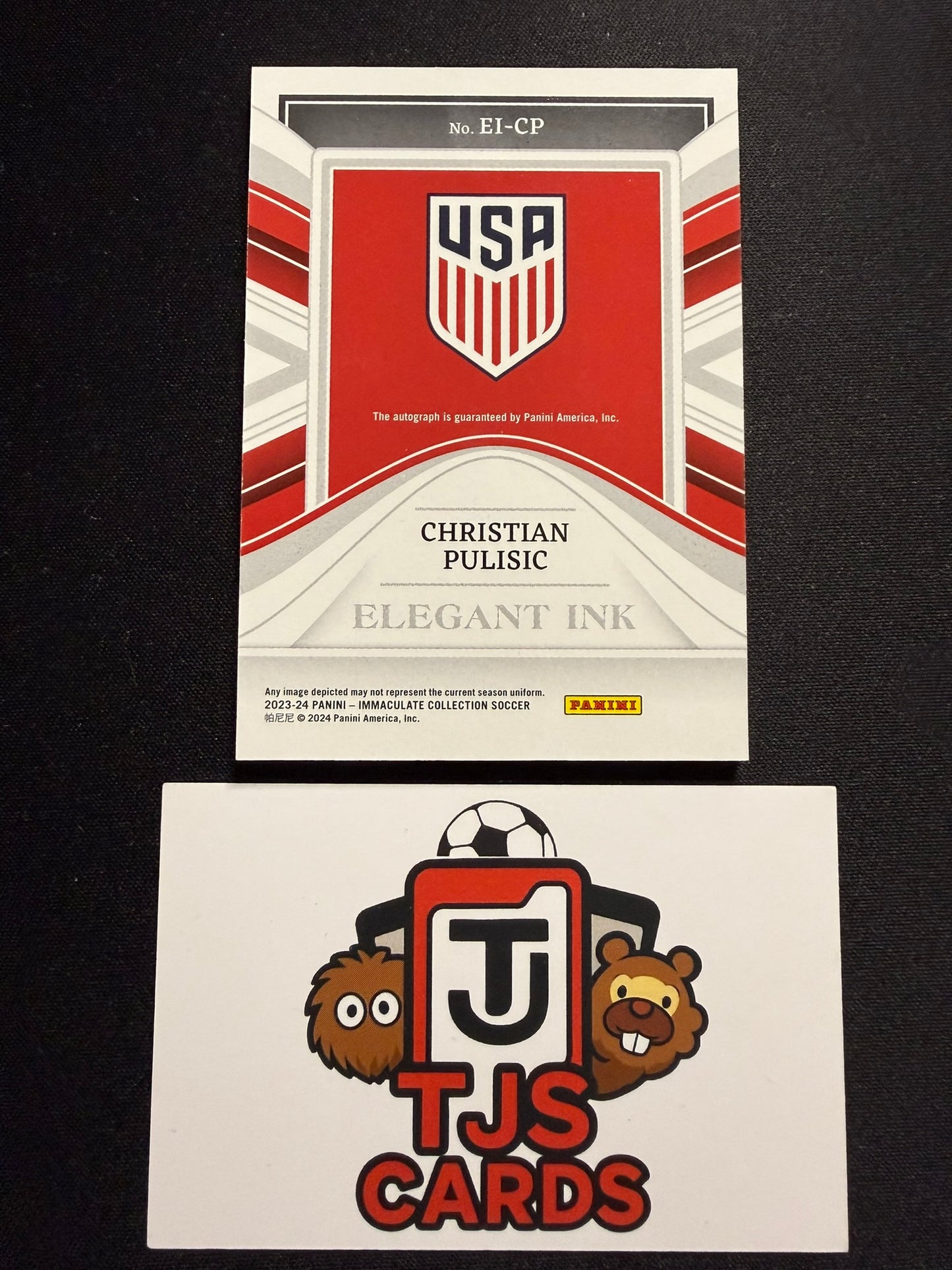 Christian Pulisic - Elegant Ink Auto /20 - Panini Immaculate 2023/24
