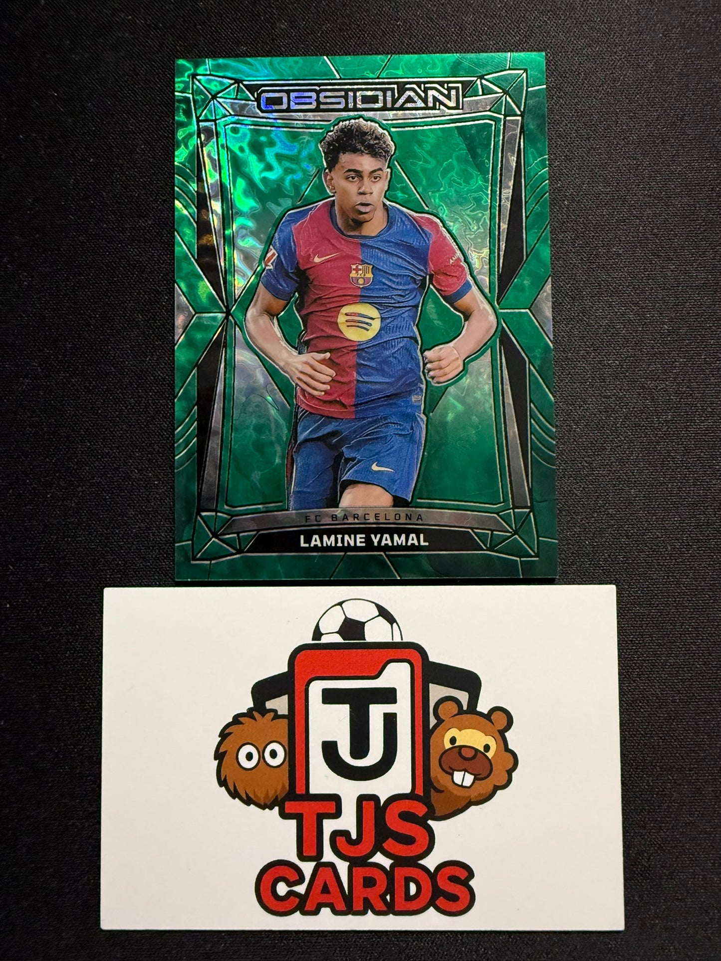 Lamine Yamal - Jade /26 - Panini Obsidian 2024/25