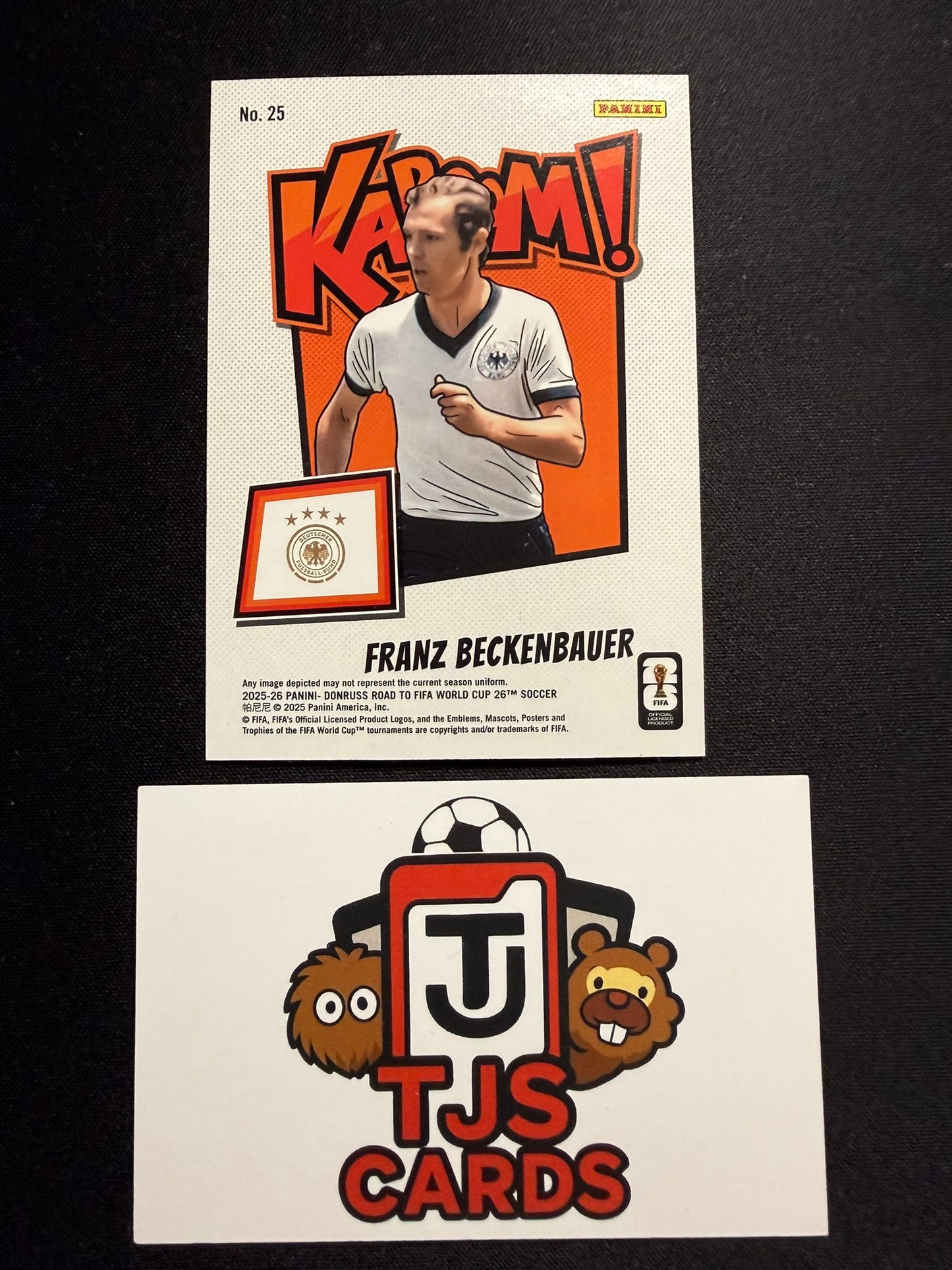 Franz Beckenbaur - KABOOM! - Panini Donruss Road To World Cup 2025/26
