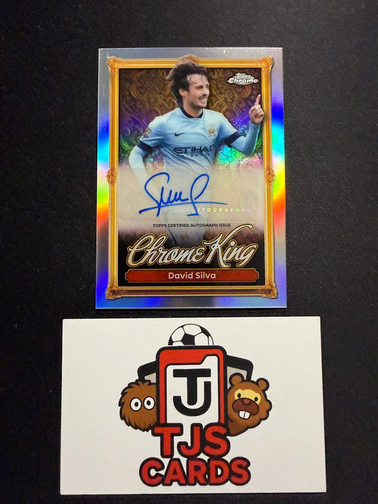 David Silva - Chrome King Auto - TOPPS Premier League 2025/26