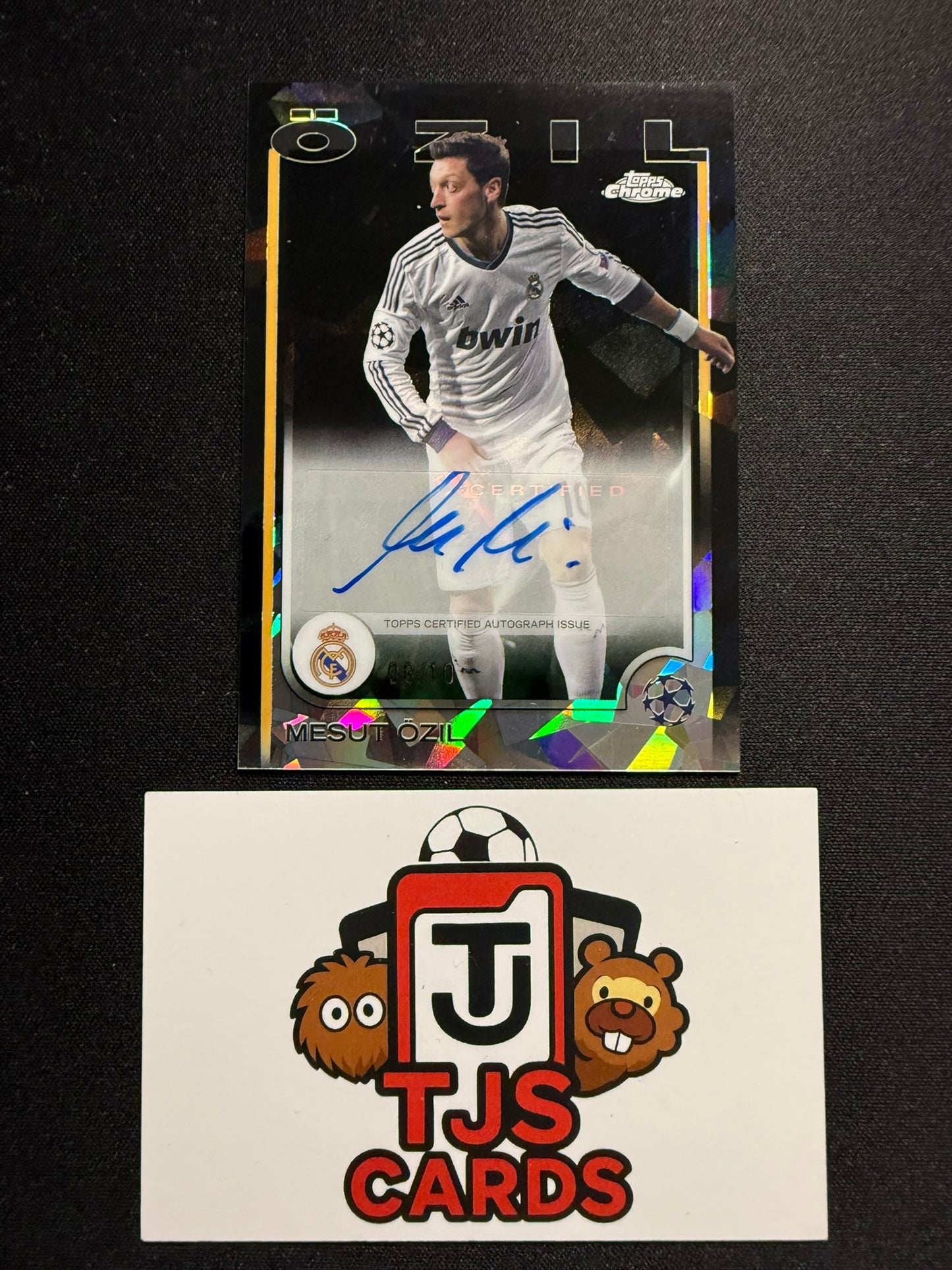 Mesut Ozil - Black Auto /10 - TOPPS Sapphire UCC 2024/25