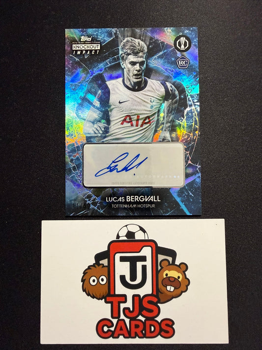 Lucas Bergvall - Rookie Auto /49 - TOPPS UCC Knockout 2024/25