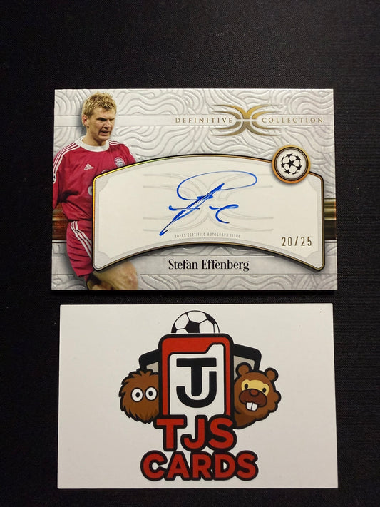 Stefan Effenberg - On-Card Auto /25 - TOPPS Definitive UCC 2024/25