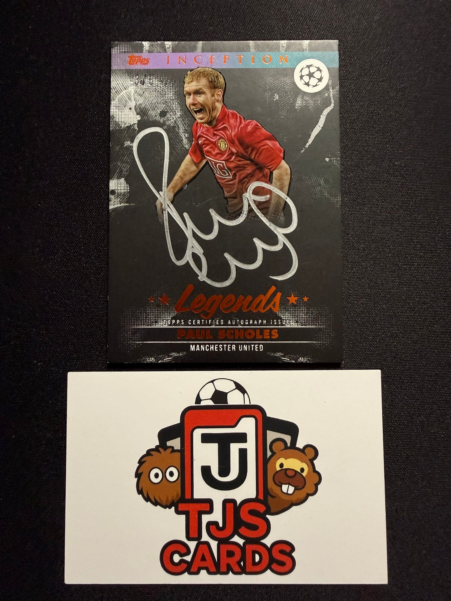 Paul Scholes - Red Silver Signings Auto /5 - TOPPS Inception UCC 2024/25