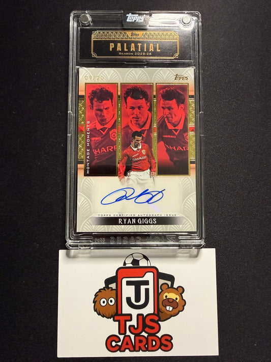 Ryan Giggs - Montage Moments Auto /20 - TOPPS Palatial Manchester United 2025/26