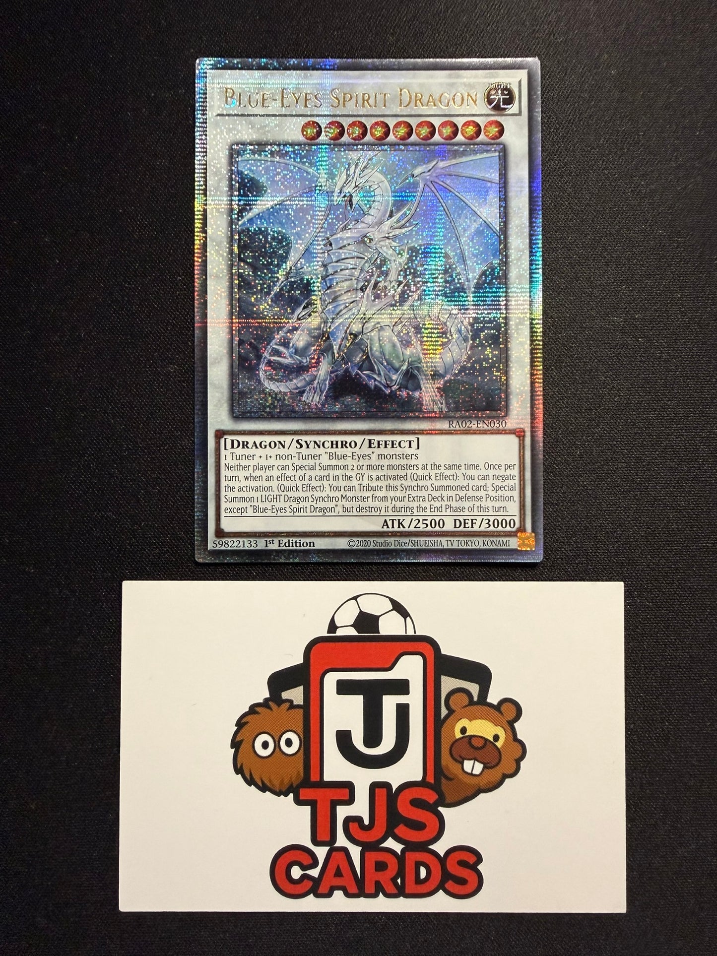 Blue-Eyes Spirit Dragon - Quarter Century Secret Rare RA02-EN030 - YuGiOh