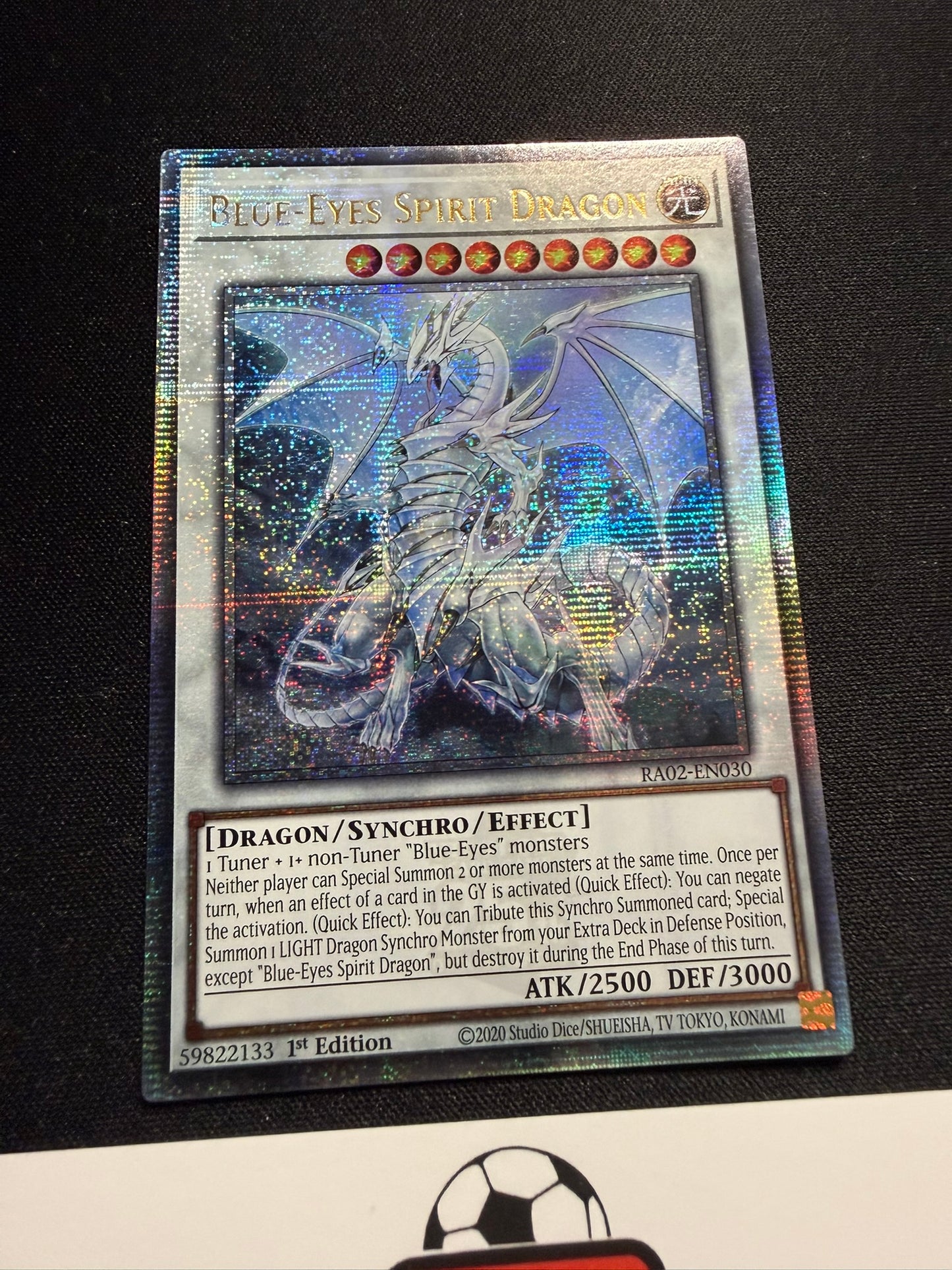 Blue-Eyes Spirit Dragon - Quarter Century Secret Rare RA02-EN030 - YuGiOh