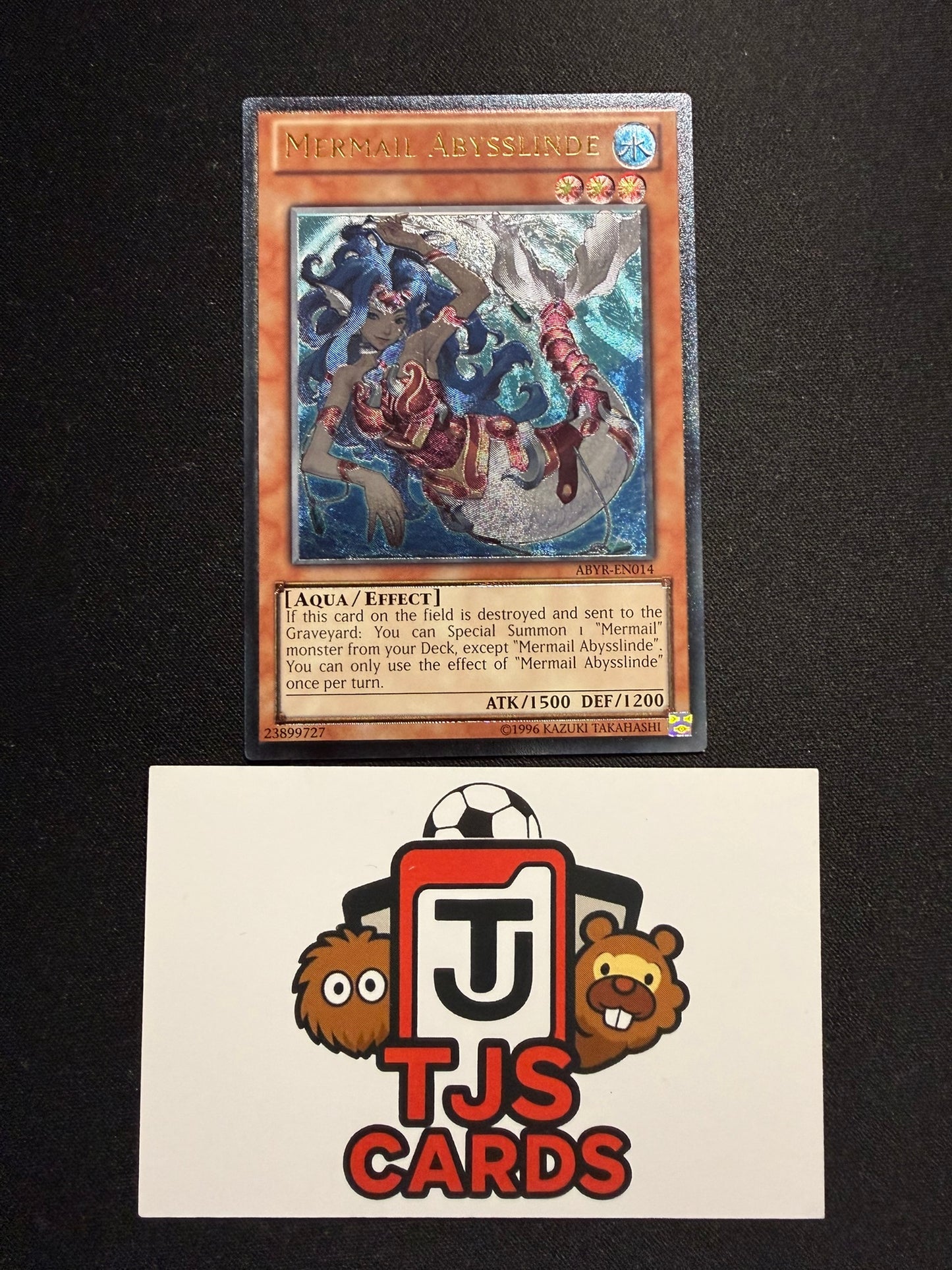 Mermail Abysslinde - Ultimate Rare ABYR-EN014 - LP - YuGiOh