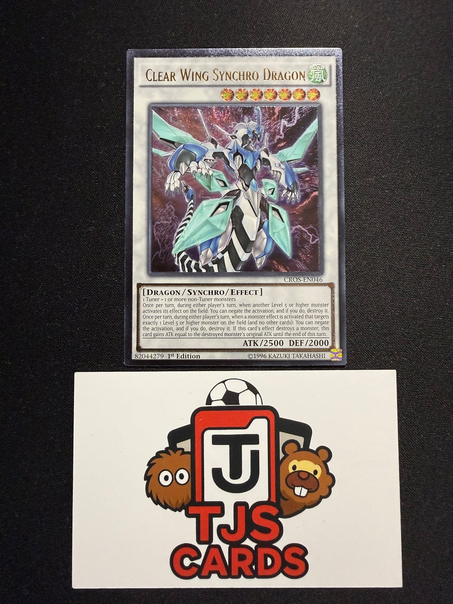 Clear Wing Synchro Dragon - Ultimate Rare 1st Edition CROS-EN046 - YuGiOh