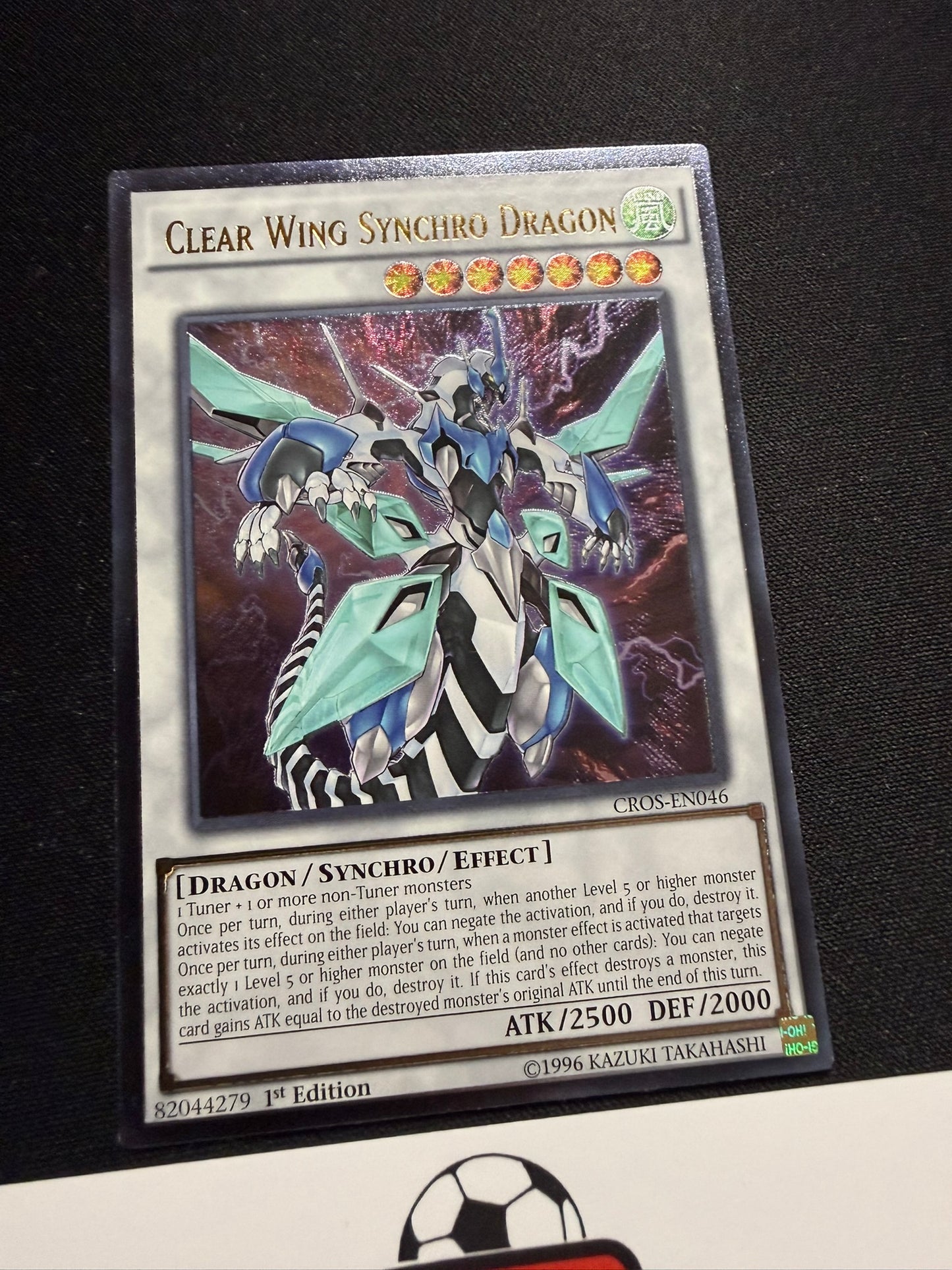 Clear Wing Synchro Dragon - Ultimate Rare 1st Edition CROS-EN046 - YuGiOh