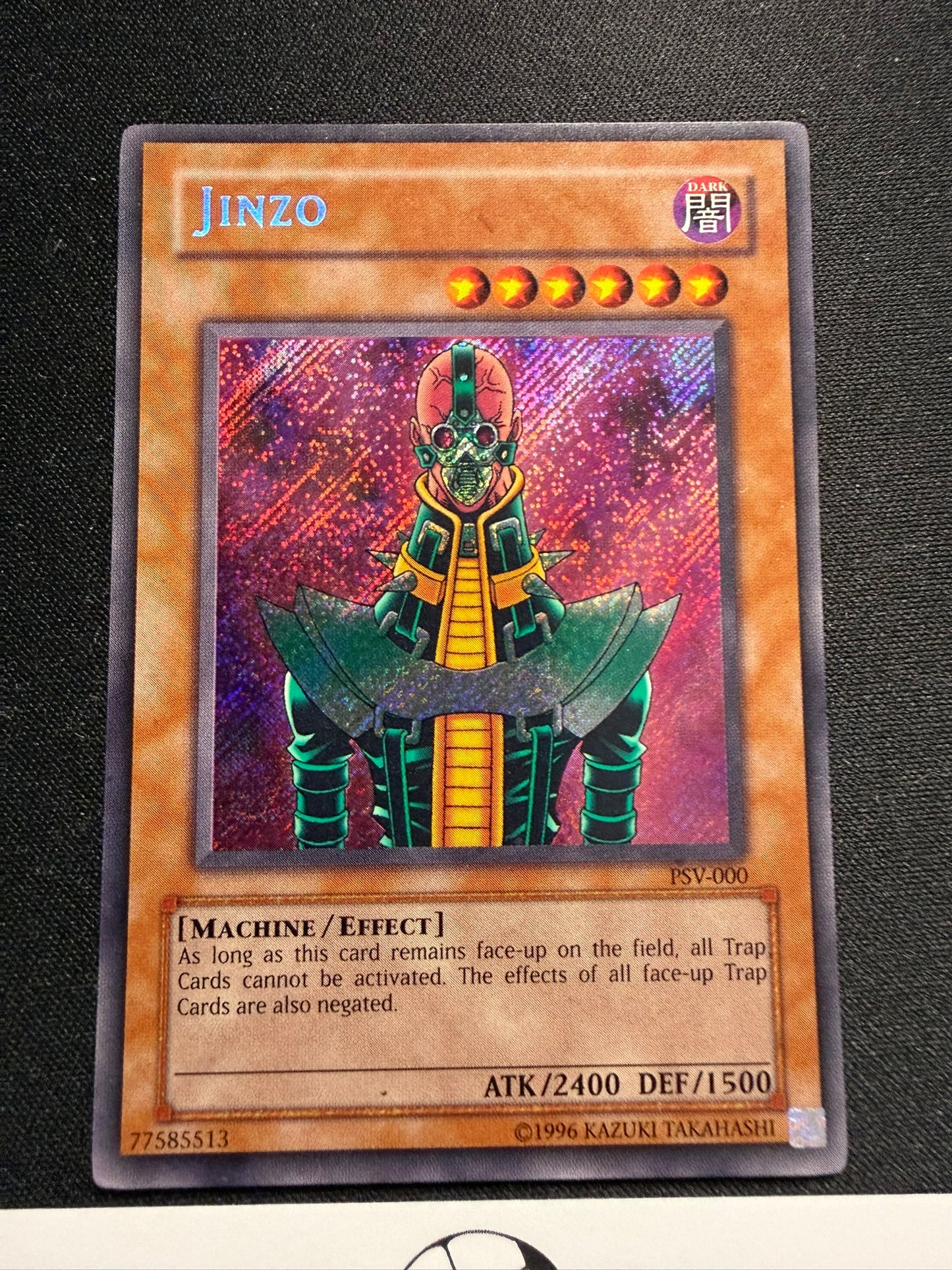 Jinzo - Secret Rare PSV-000 - MP - YuGiOh