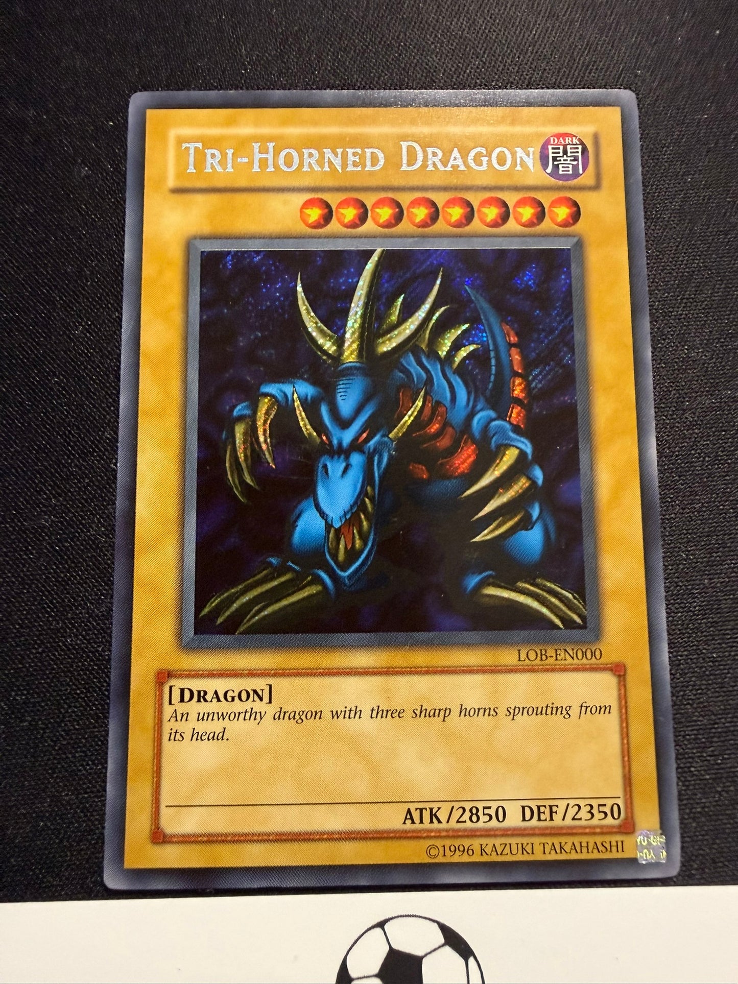 Tri-Horned Dragon - Secret Rare LOB-EN000 (2005) - MP - YuGiOh