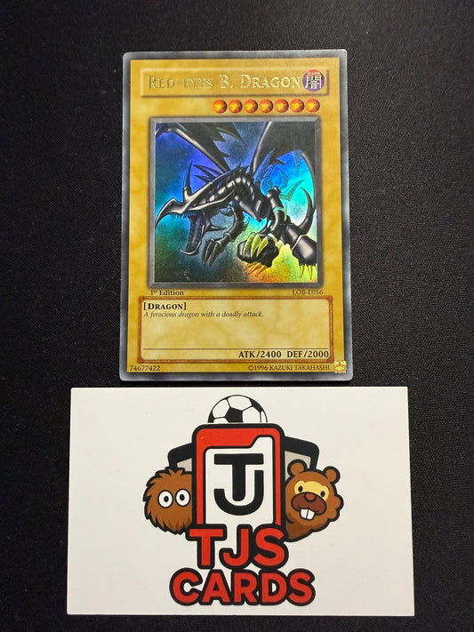 Red-Eyes B. Dragon - Ultra Rare 1st Edition LOB-E056 - HP - YuGiOh