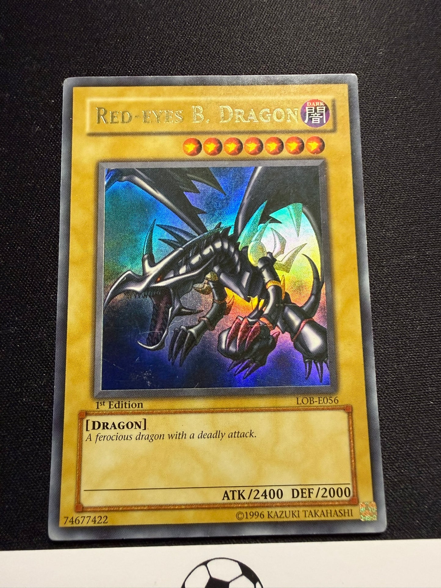 Red-Eyes B. Dragon - Ultra Rare 1st Edition LOB-E056 - HP - YuGiOh