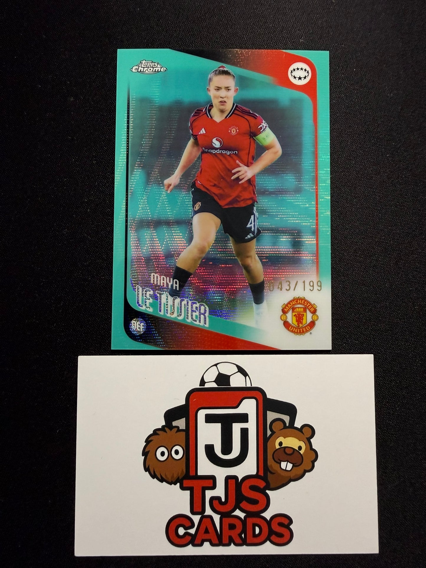 Maya Le Tissier - Aqua Wave /199 - TOPPS Chrome UWCL 2025/26