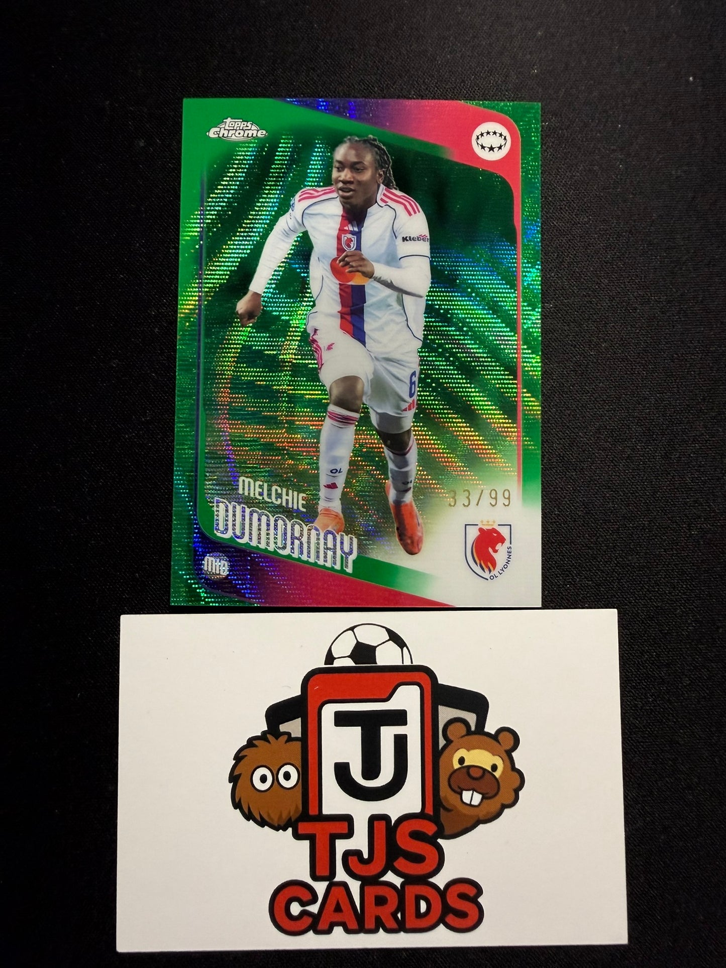 Melchie Dumornay - Green Wave /99 - TOPPS Chrome UWCL 2025/26