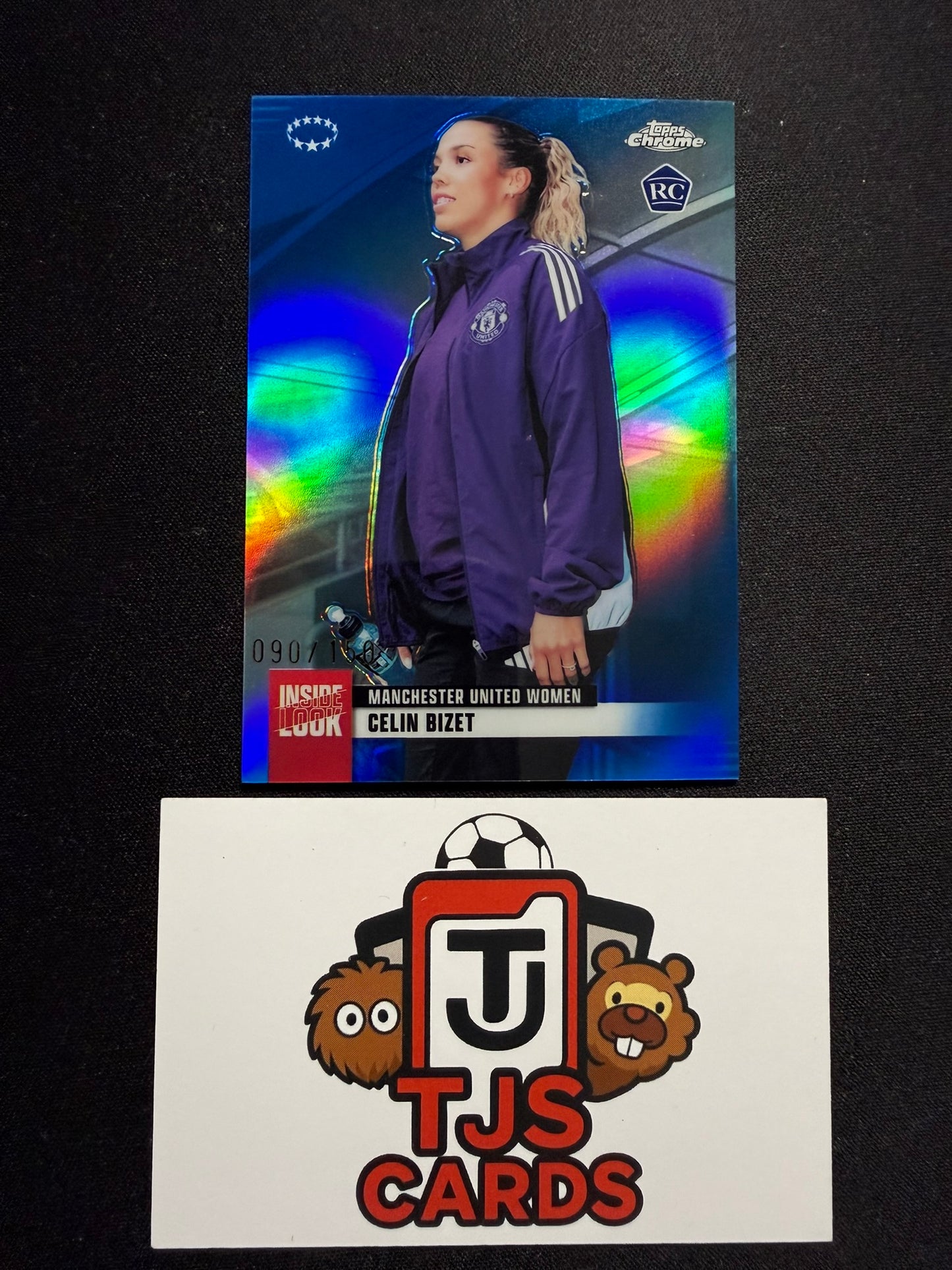 Celin Bizet - Rookie Blue Inside Look /150 - TOPPS Chrome UWCL 2025/26