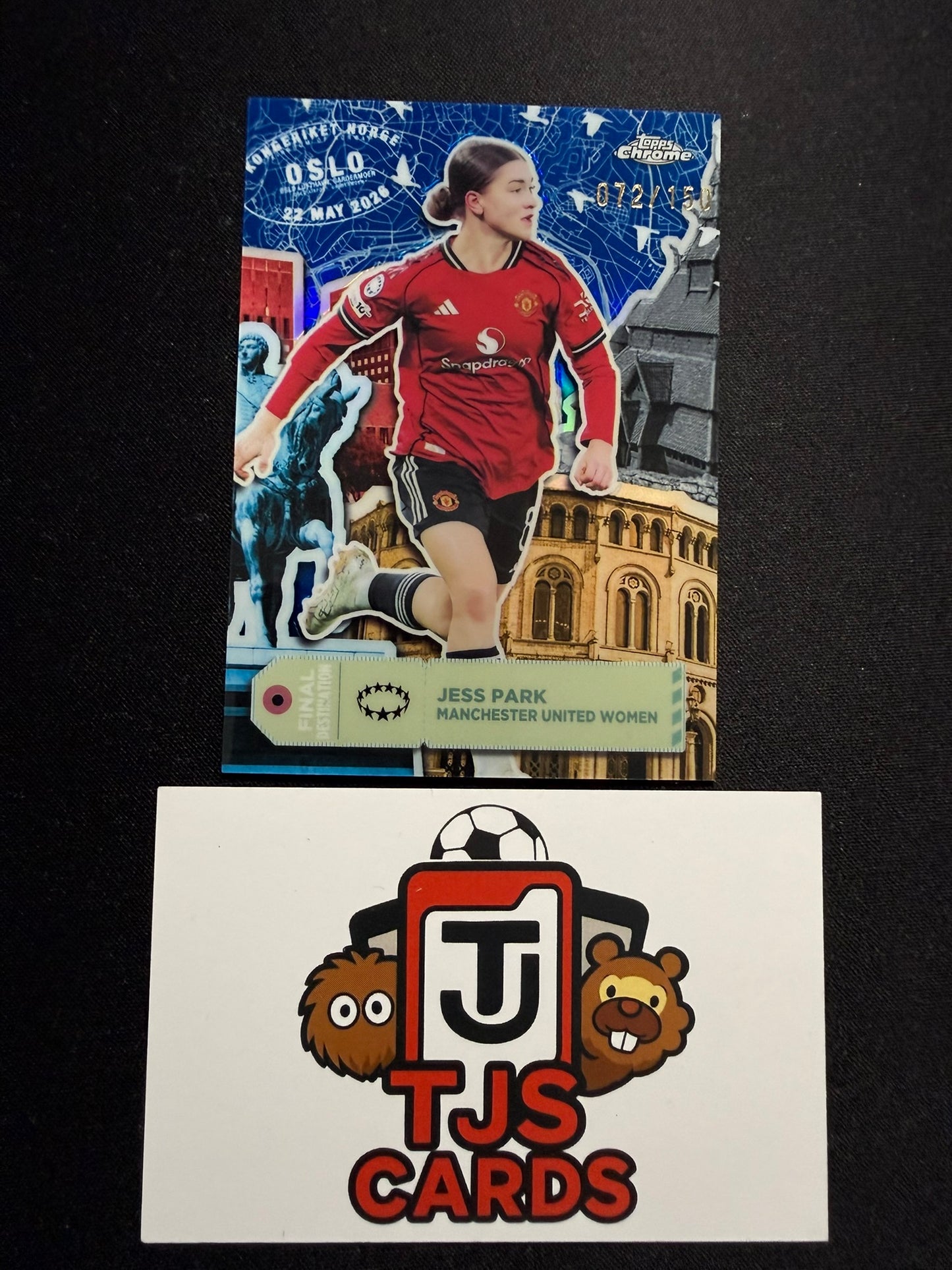 Jess Park - Blue Final Destination /150 - TOPPS Chrome UWCL 2025/26