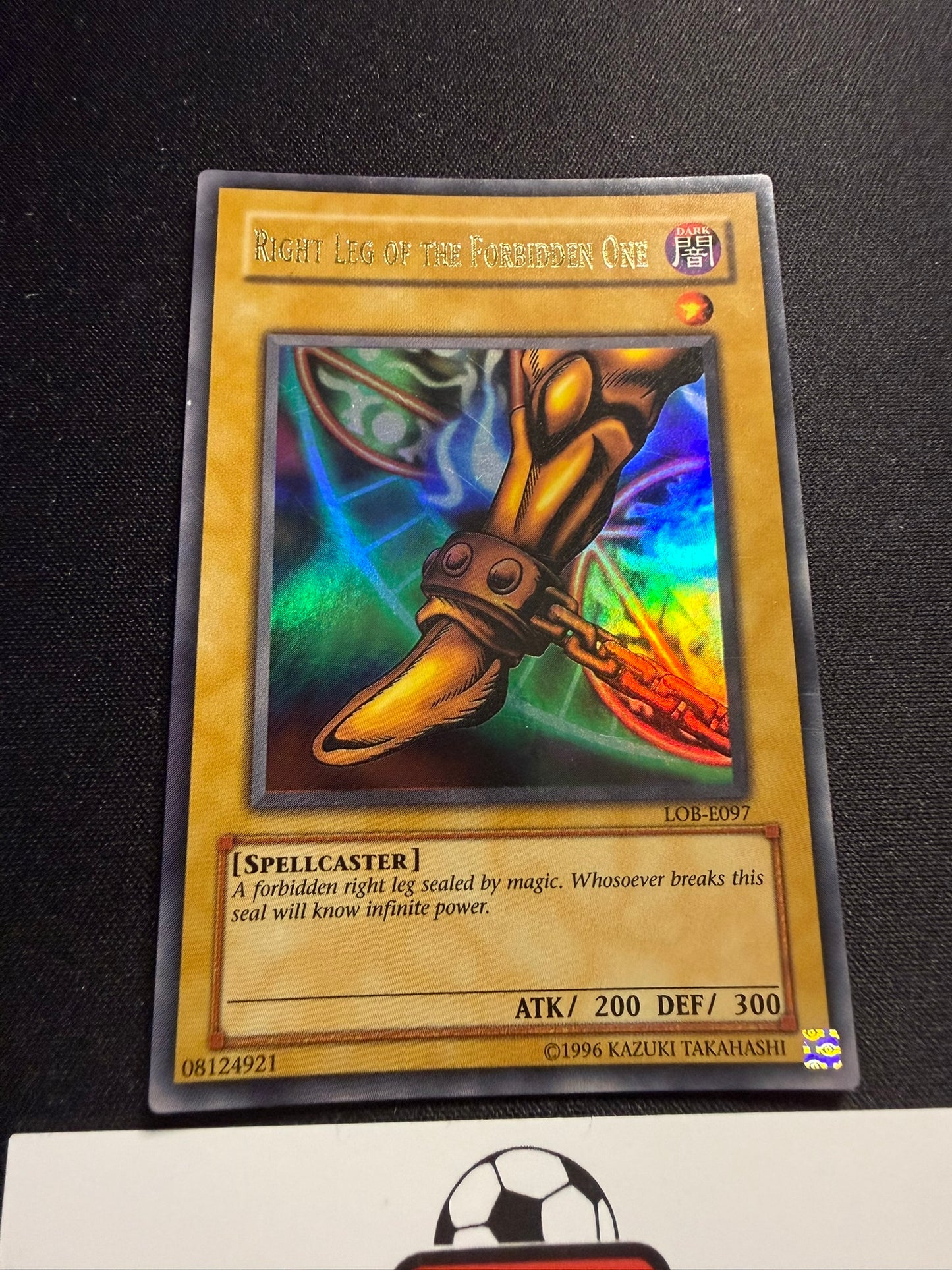 Right Leg Of The Forbidden One - Ultra Rare LOB-E097 - LP - YuGiOh
