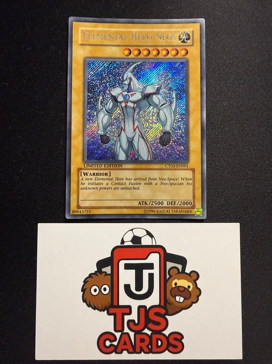 Elemental Hero Neos - Secret Rare Limited Edition CT03-EN001 - LP - YuGiOh