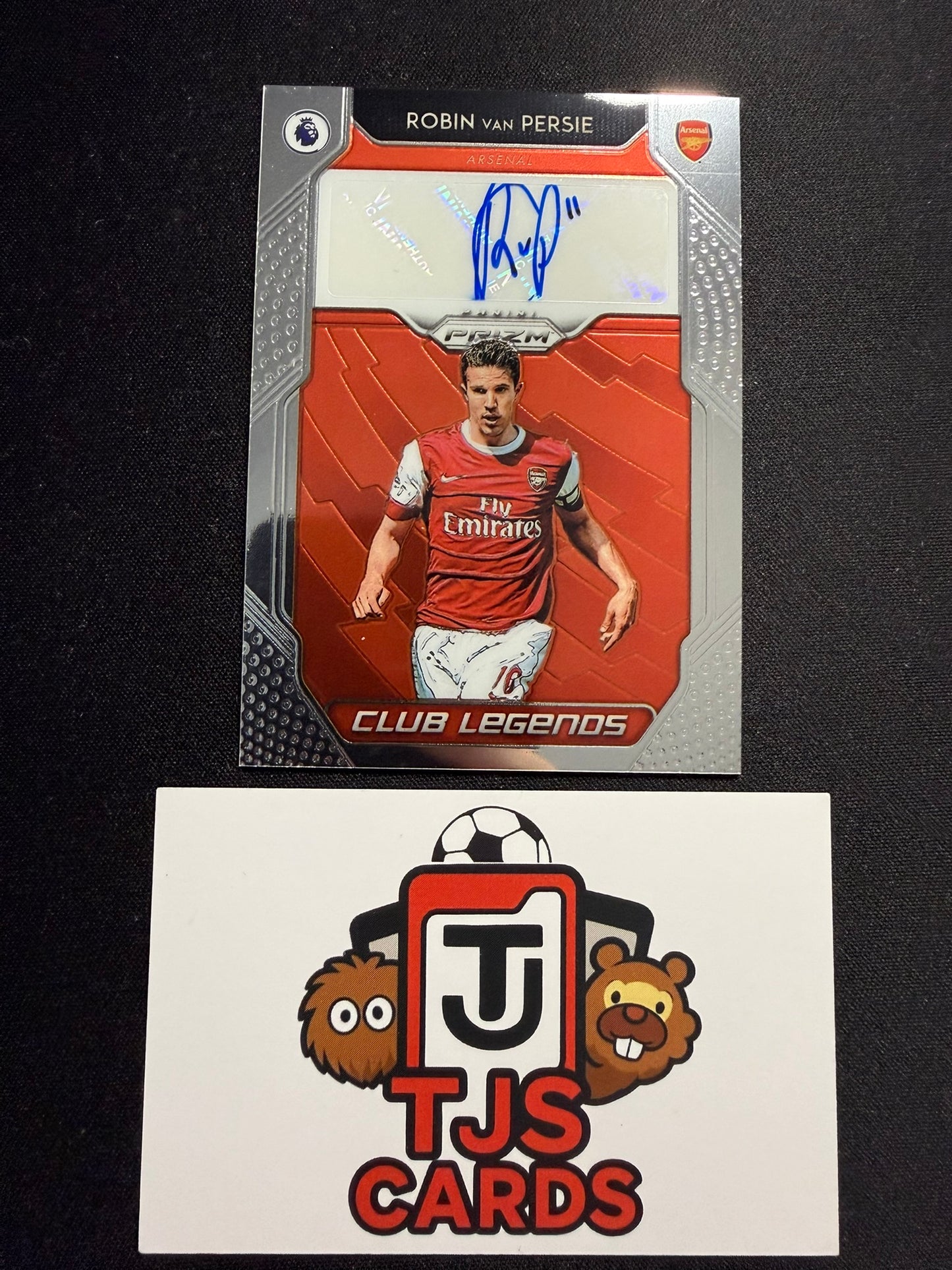 Robin Van Persie - Club Legends Auto - Panini Prizm Premier League 2019/20