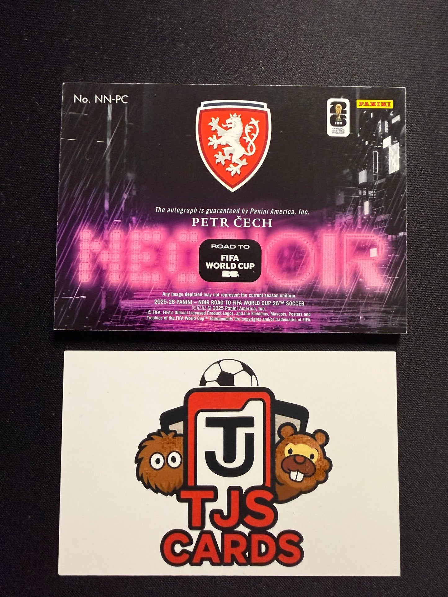 Petr Cech - Neo Noir Auto /10 - Panini Noir Road To World Cup 2025/26