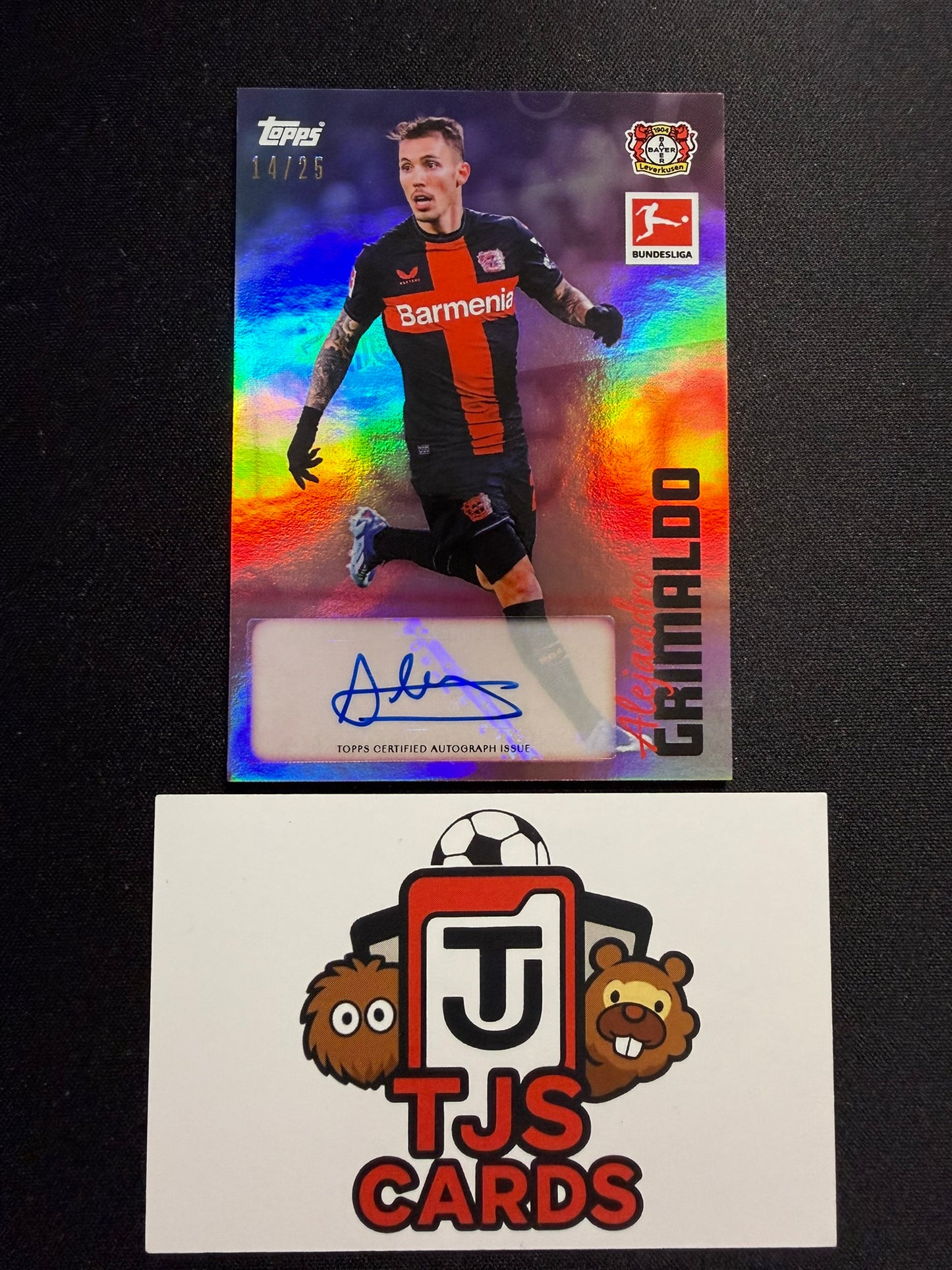 Alejandro Grimaldo - Auto /25 - TOPPS Bundesliga International Stars 2023/24