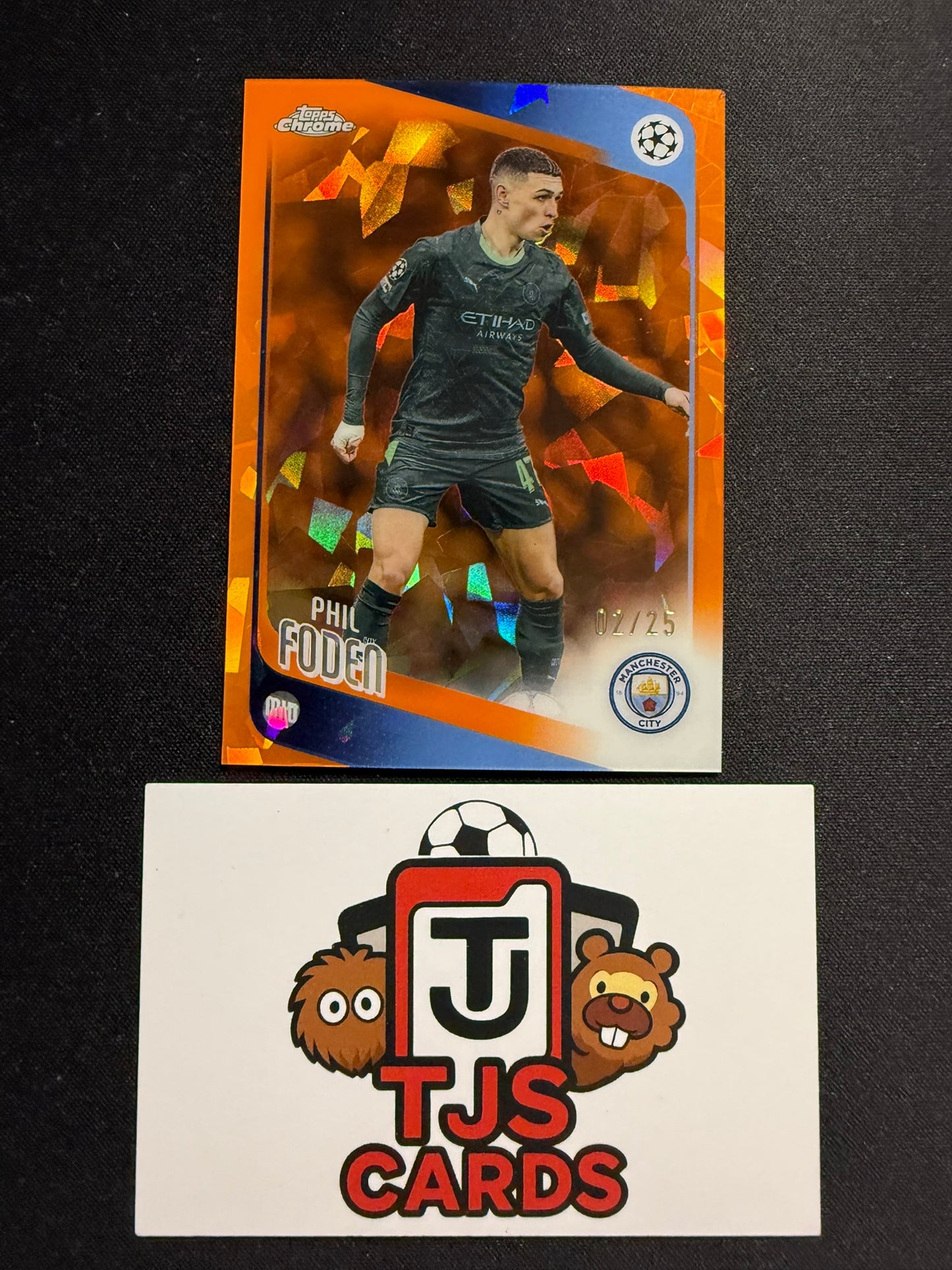 Phil Foden - Orange /25 - TOPPS Sapphire UCC 2025/26