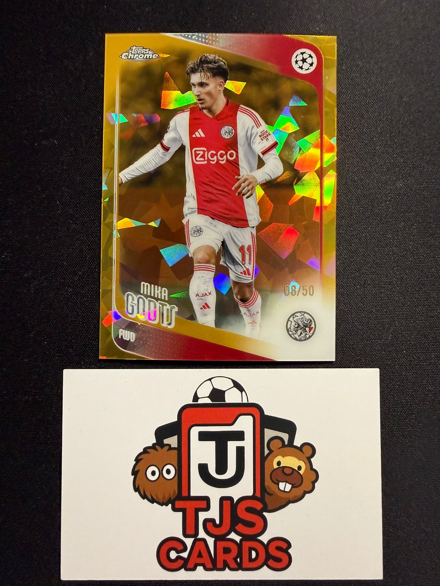 Mika Godts - Gold /50 - TOPPS Sapphire UCC 2025/26