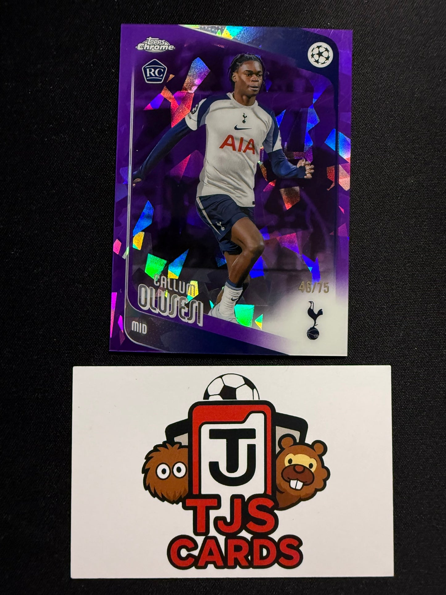 Callum Olusesi - Rookie Purple /75 - TOPPS Sapphire UCC 2025/26