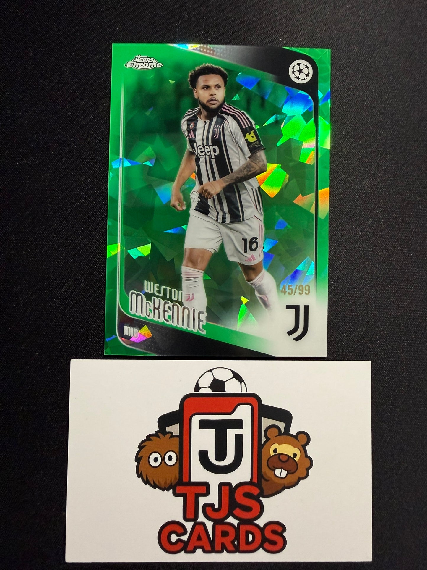 Weston McKennie - Green /99 - TOPPS Sapphire UCC 2025/26