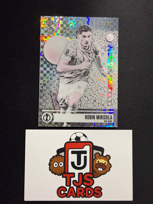 Robin Mirisola - Rookie Pearl Checkerboard /60 - TOPPS Finest UCC 2025/26