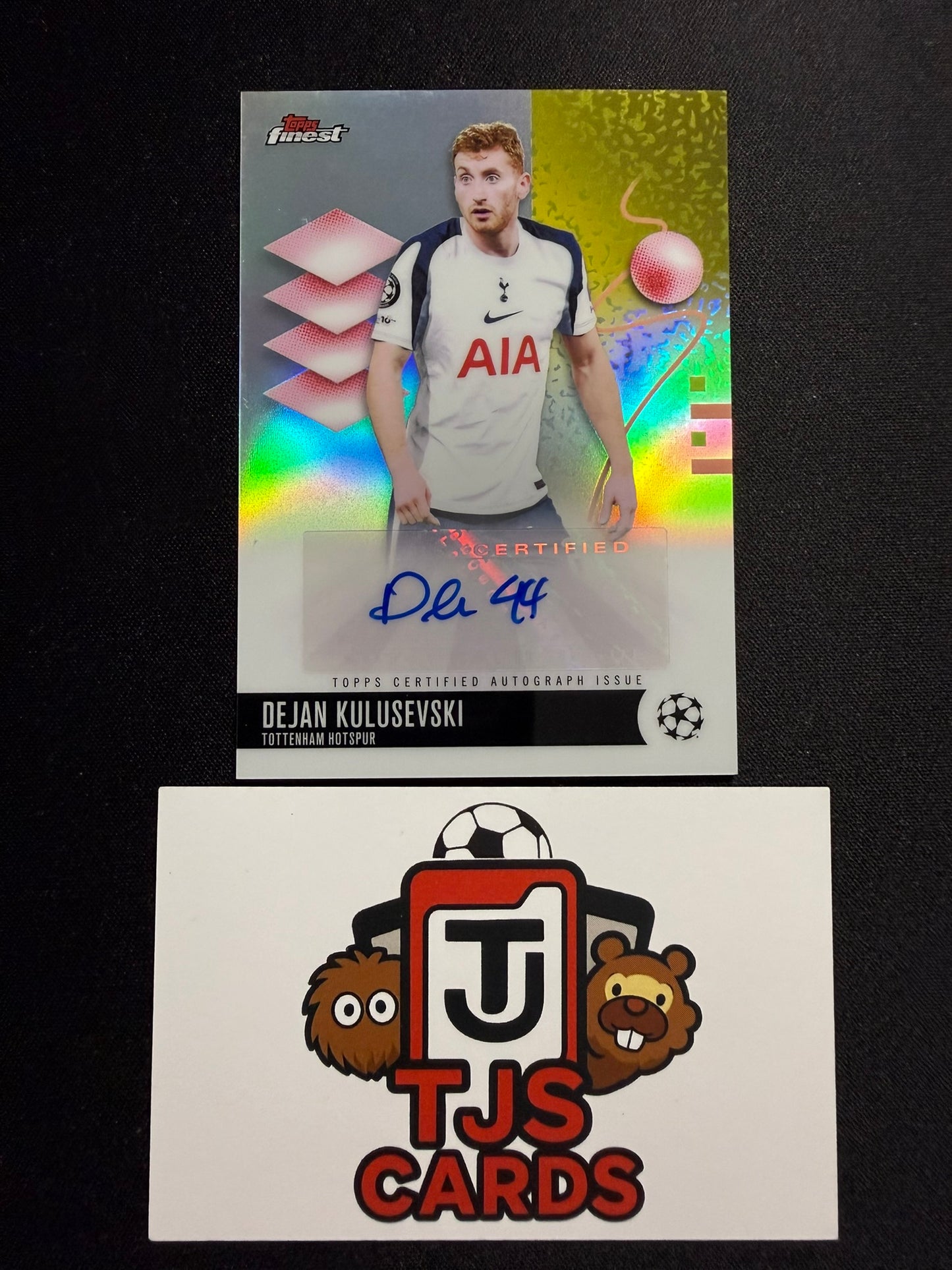 Dejan Kulusevski - Auto - TOPPS Finest UCC 2025/26