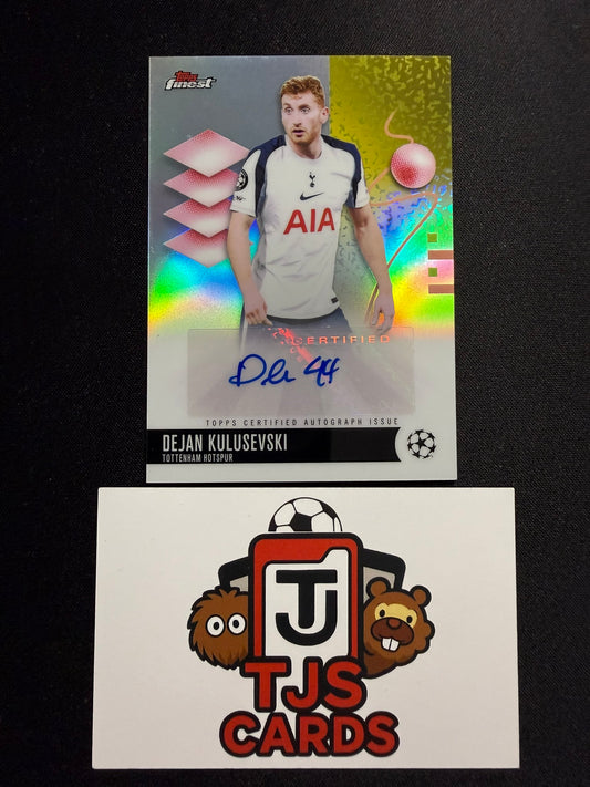 Dejan Kulusevski - Auto - TOPPS Finest UCC 2025/26