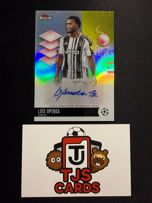 Lois Openda - Auto - TOPPS Finest UCC 2025/26