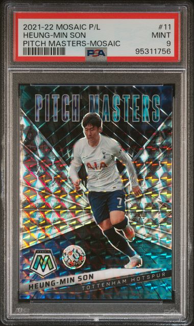 Heung-Min Son - Mosaic Pitch Masters - PSA 9 - Panini Mosaic Premier League 2021/22