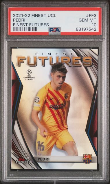 Pedri - Finest Futures - PSA 10 - TOPPS Finest UCL 2021/22