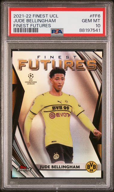 Jude Bellingham - Finest Futures - PSA 10 - TOPPS Finest UCL 2021/22