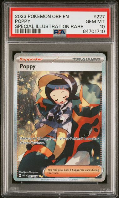 Poppy - PSA 10 - Special Illustration Rare - Obsidian Flames 227/197 - Pokemon