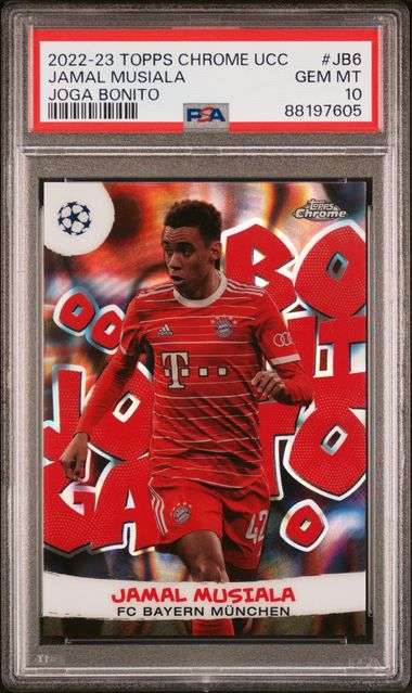 Jamal Musiala - Joga Bonito - PSA 10 - TOPPS Chrome UCC 2022/23